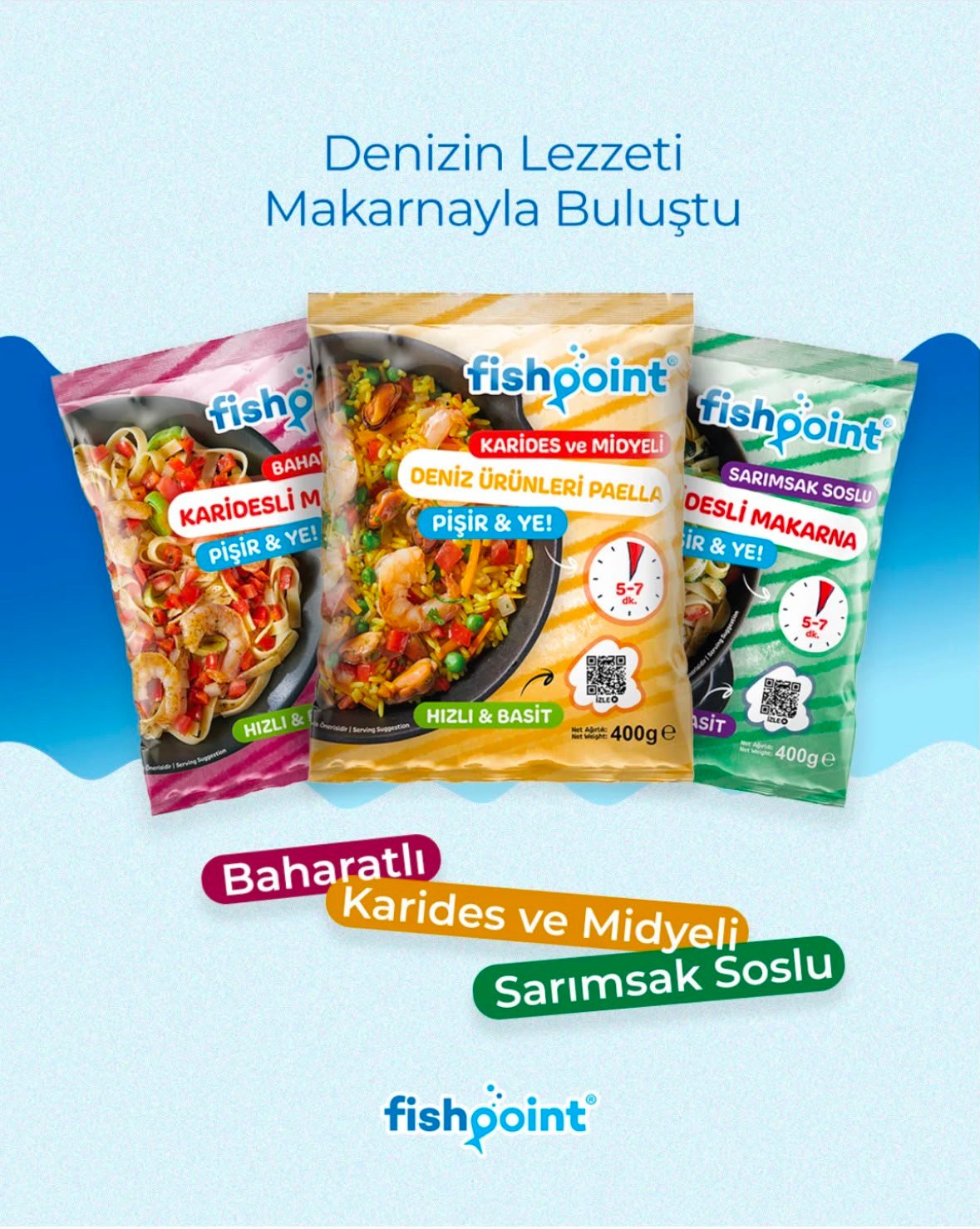 Deniz ürünlerini sevenlere yepyeni bir lezzet! Fishpoint ile karidesin ve midyenin eşsiz tadını keşfedin.